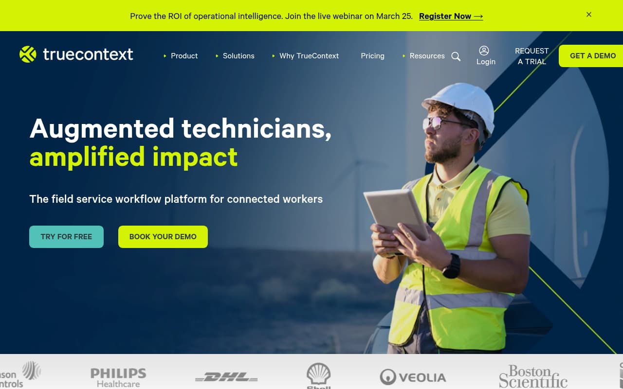 ProntoForms (TrueContext) safety management software interface